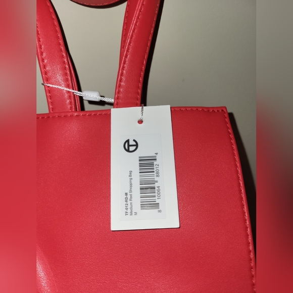 Telfar Medium Red Shopping Bag *Host Pick* - Picture 4 of 6